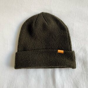 Olive Green Knit Beanie